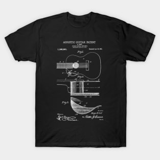 Acoustic Guitar Patent 1916 Patent Music T-Shirt